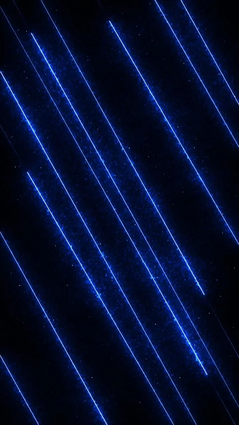 Blue diagonal light streak bright lines, dark star texture, and fast abstract mo Stock Footage 340479701