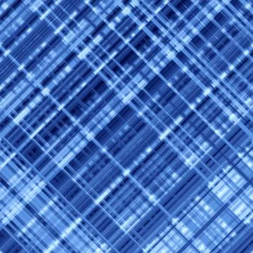 Blue diagonal lines matrix pattern. Stock Illustration