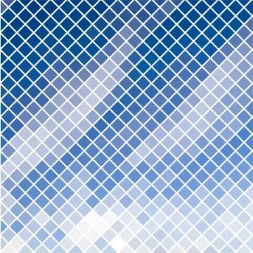 Blue diagonal mosaic in sky effect 스톡 일러스트