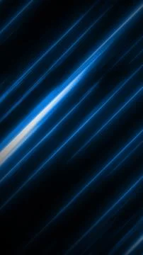 Blue diagonal neon light streaks creating a fast motion abstract technology.. Stock Illustration