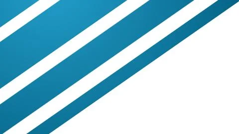 Blue diagonal parallel stripes on a white background Stock Illustration