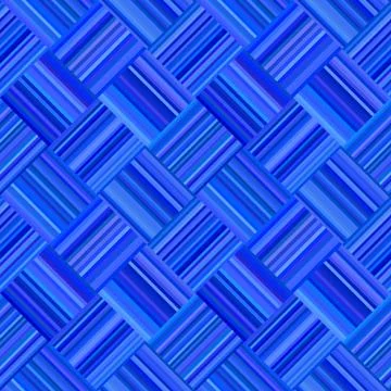 Blue diagonal stripe pattern - vector mosaic tile background 스톡 일러스트
