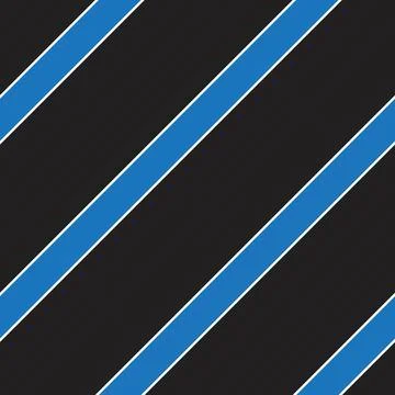 Blue diagonal striped seamless pattern background Stockillustratie