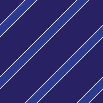 Blue diagonal striped seamless pattern background Stockillustratie