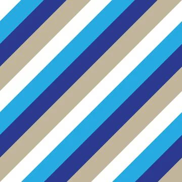 Blue diagonal striped seamless pattern background Illustrazione stock