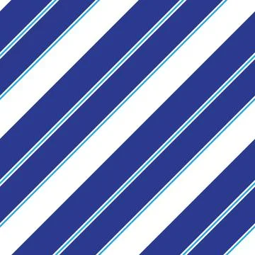 Blue diagonal striped seamless pattern background Stockillustratie