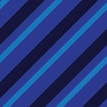 Blue diagonal striped seamless pattern background Stock Illustration