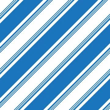 Blue diagonal striped seamless pattern background Stock Illustration