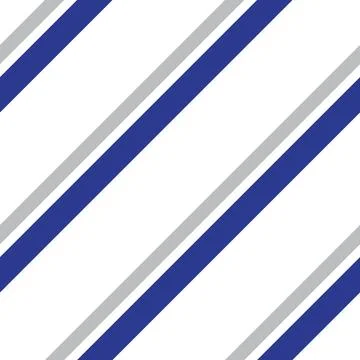 Blue diagonal striped seamless pattern background Stock Illustration