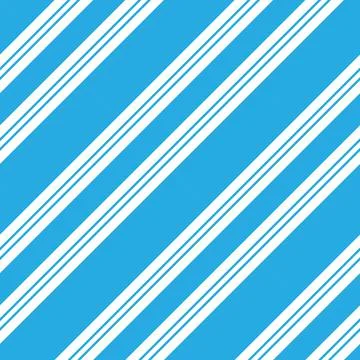 Blue diagonal striped seamless pattern background Stock Illustration