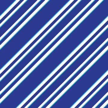 Blue diagonal striped seamless pattern background Stock Illustration
