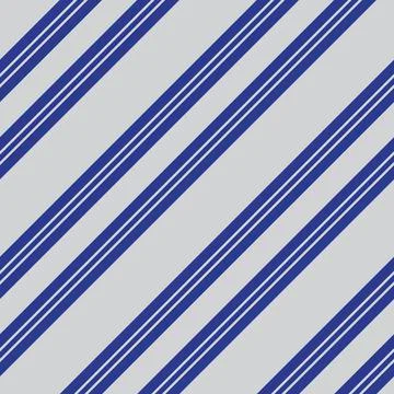 Blue diagonal striped seamless pattern background Stock Illustration