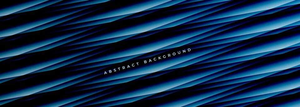 Blue diagonal stripes on abstract background evoking futuristic tech interface Stock Illustration