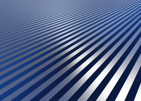 Blue diagonal stripes on metallic surface. Simple background. Stock Illustration