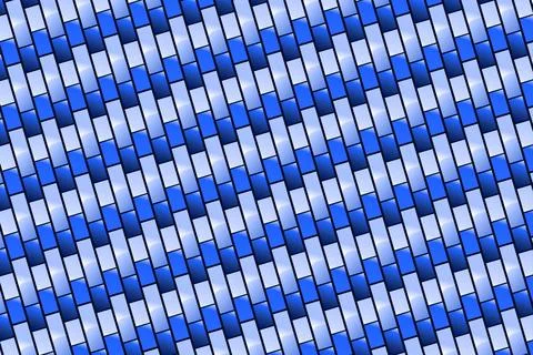 Blue Diagonal Tile Pattern Mosaic Background With Gradient Shiny Squares An.. Stock Illustration