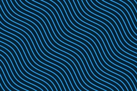 Blue diagonal wavy lines pattern background 库存插图