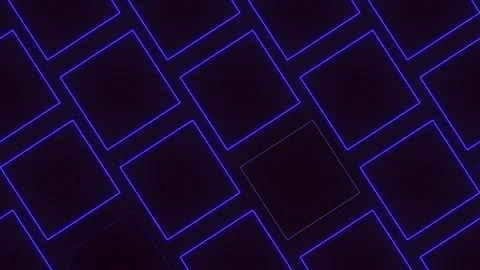 Blue diamond checkerboard pattern geometric art with shades of blue 스톡 동영상 315109644