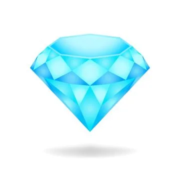 Blue diamond. eps10 vector illustration Stock Illustration