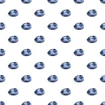 Blue diamond gem pattern creating luxury background イラスト素材