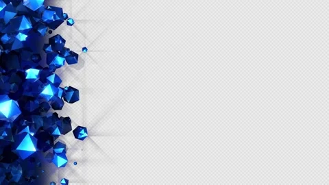 Blue diamond glitter  OL Stock Footage 321064566