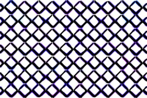Blue diamond grid seamless pattern on a white background Stock Photos