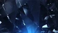 Blue Diamond Looped Background Stock Footage