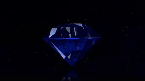 Blue Diamond Motion Background VJ Stock Footage 72703911