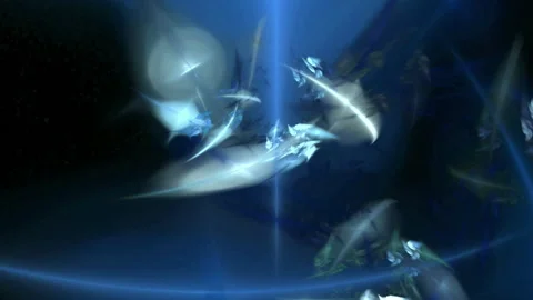 Blue diamond pattern abstract motion background Stock-Footage 91146127