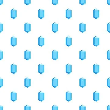 Blue diamond pattern seamless vector Stock Illustration