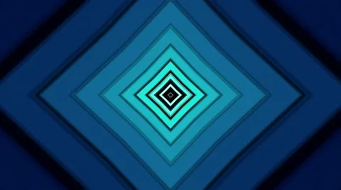 Blue Diamond Shape Loop abstract Stock Footage 57636039