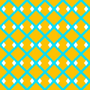 Blue diamond shape seamless pattern Stock Illustration