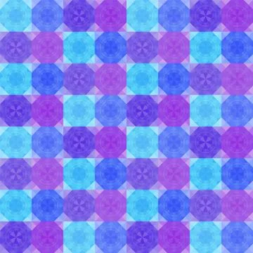 Blue diamond triangles mosaic background Illustrazione stock
