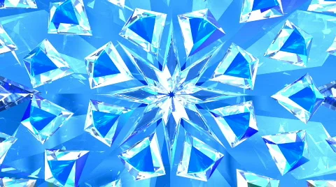 Blue diamonds background Stock Footage