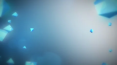 Blue diamonds falling from the top. Abstract video Stock Footage 104157733