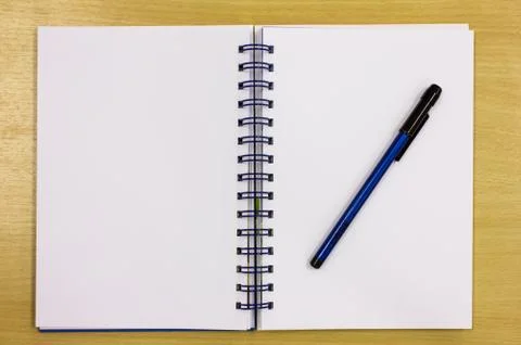 Blue diary book Stock Photos