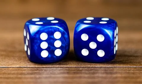 Blue Dice Stock Photos