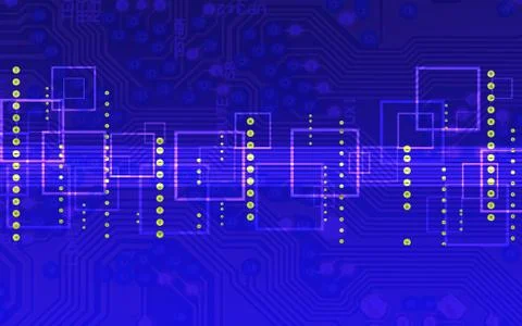 Blue digital abstract background Foto stock