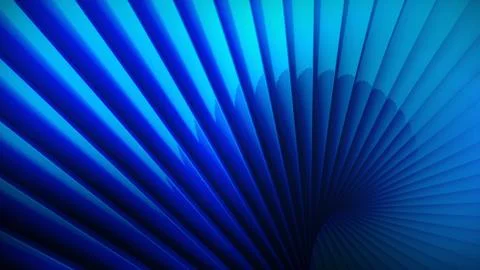 Blue digital background with 3d spiral structures Illustrazione stock