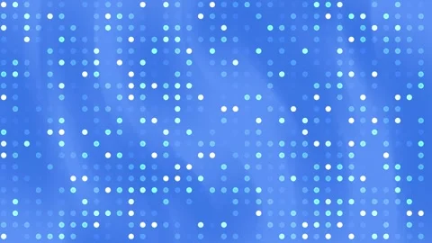 Blue digital background with dotted pattern, soft gradient, light bokeh effect Video stock 310047704