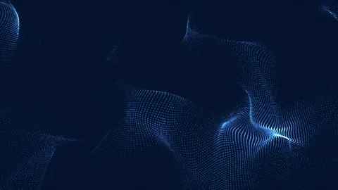 Blue Digital Background Video stock 305340523