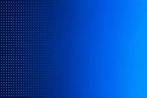 Blue digital binary code numbers on dark screen with grid pattern background Stock Illustration