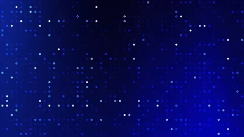 Blue Digital Dot Grid Technology Background Animation Stock Footage 344968642