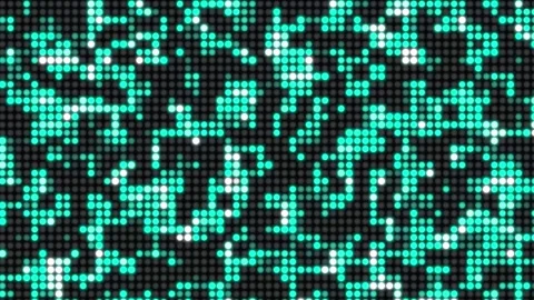 Blue Digital Dots Motion Background Stock Footage 320851928