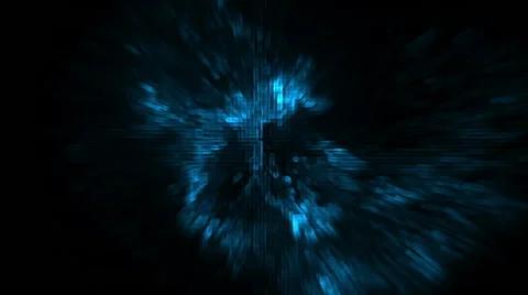 Blue digital emissions 스톡 동영상 52258476