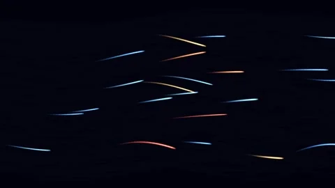 Blue digital falling matrix rain code loop Stock Footage 345943727