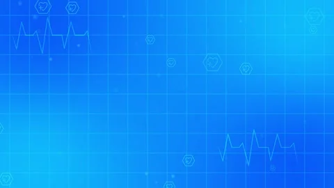 Blue Digital Grid and Lines on a Futuristic Technology Background. Stock Footage 317302698