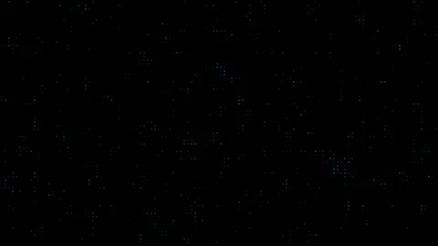Blue digital LED dot matrix grid background loop Stock Footage 346571840