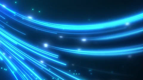 Blue Digital light line Seamless loop animation background Stock Footage 223315723