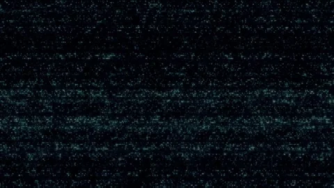 Blue Digital Noise Dots with Subtle Glitch Pattern Data Stream Background Stock Footage 333263577