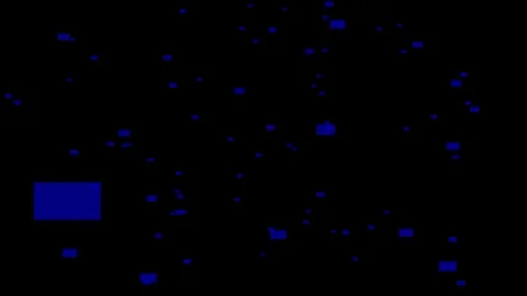 Blue digital particle background, Abstract technology motion graphic, Futur.. Stock Footage 337571565